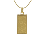 Textured Bronze Pendant