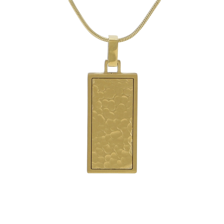 Textured Bronze Pendant