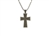 Charcoal Cross Pendant