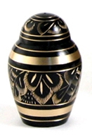 Belamy Round Top Black Scrolled - KS
