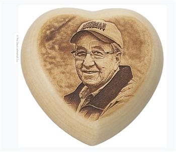Wood Heart with Image