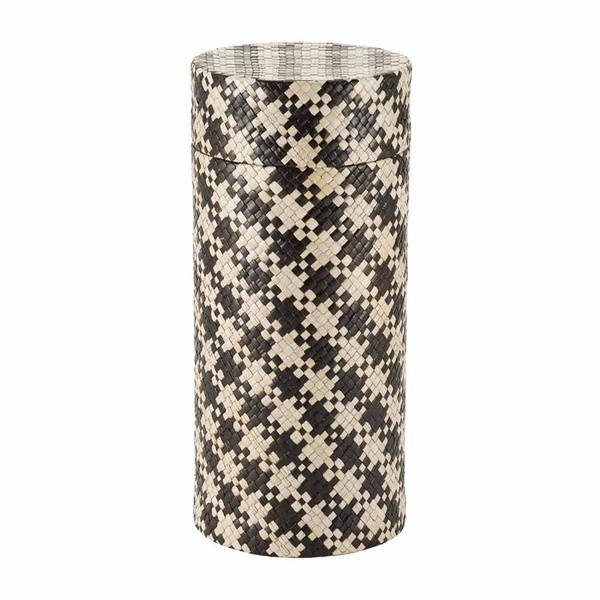 Natures Weave Palm Black/Tan Scattering Urn