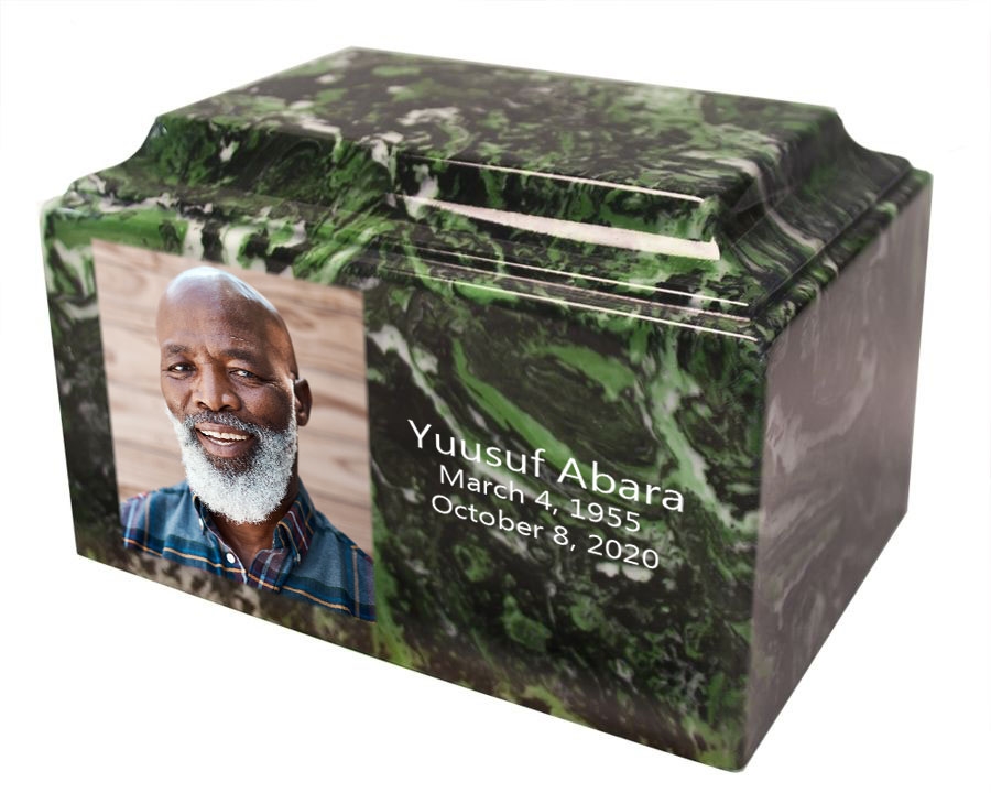 Acropolis Emerald Keepsake<br>Tribute Collection<br><small>Elevating Memories</small>
