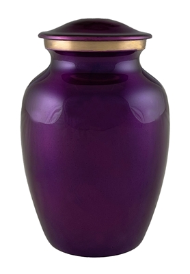 Violet Metal Urn -MS