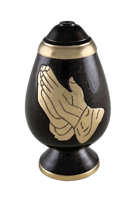 Brown Gold Praying Hands - KS