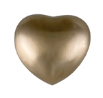 Satin Gold Heart - HS