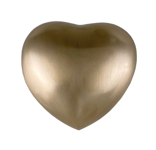 Satin Gold Heart - HS