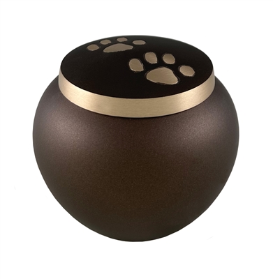 Rustic Brown Paw Print - MS